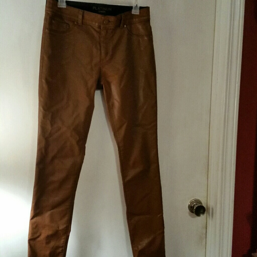 Faux Brown leather Platinum Chico's - Size 00